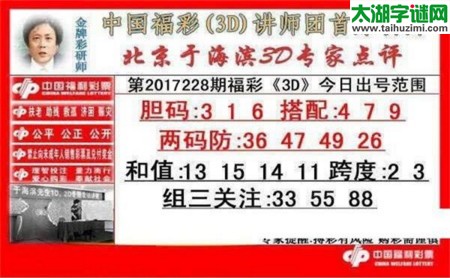 于海滨专家点评17228期