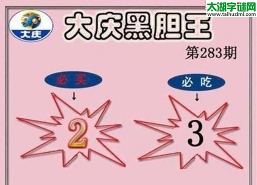 大庆黑胆王图17283期