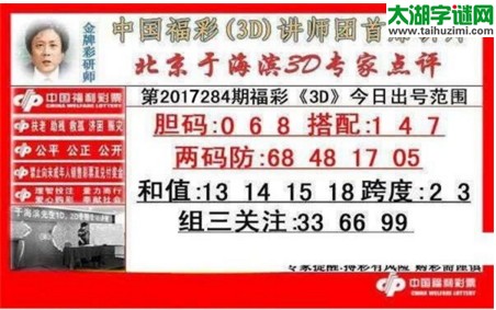 于海滨专家点评17284期