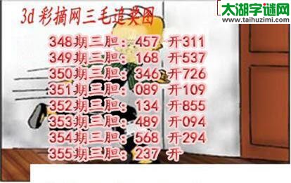 3d355期:三毛追奖图+三毛藏机图