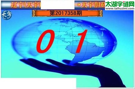 3d358期：天宇一句定三码+胆码图