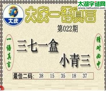 大庆黑胆王图18022期