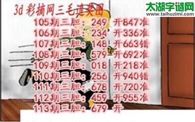 3d113期:三毛追奖图+三毛藏机图