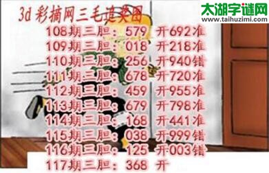 3d117期:三毛追奖图+三毛藏机图