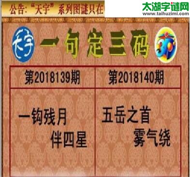 3d140期：天宇一句定三码+胆码图