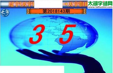 3d143期：天宇一句定三码+胆码图