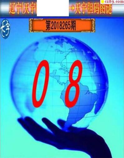 3d265期：天宇一句定三码+胆码图